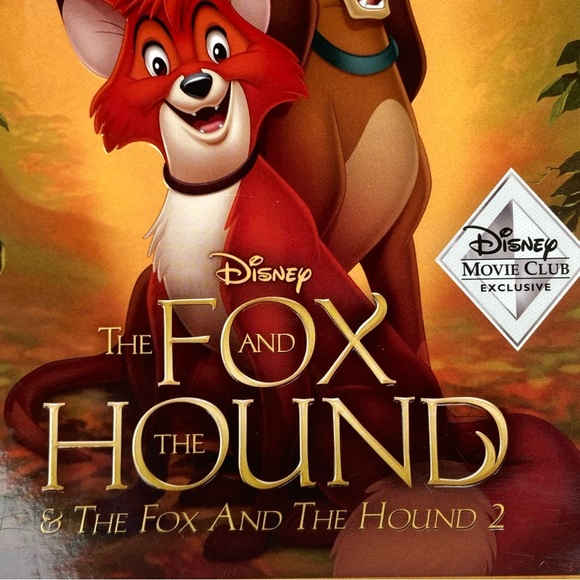 The Fox and the Hound 1 & 2 Authentic Disney Movie Club Exclusive NEW - Picture 9 of 11